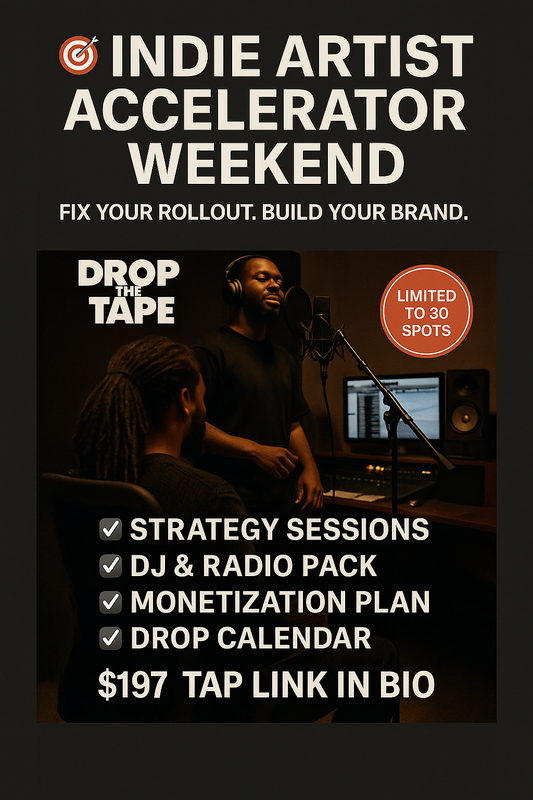Indie Artist Accelerator Weekend (Live Strategy Bootcamp for Indie Artists)